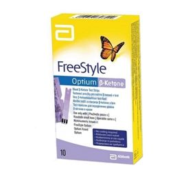 FreeStyle Optium Beta-Ketone Teststreifen 10 Stück Abbott