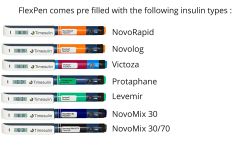 Insulin pen cap NovoRapid, Levemir, NovoLog, NovoLog Mix 70/30, Victoza, Protaphane