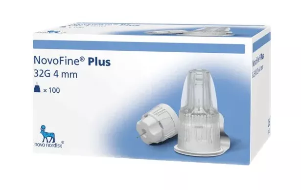 NovoFine Plus Pennadeln für Insulinpens 32G × 4 mm, 100 St NOVO NORDISK