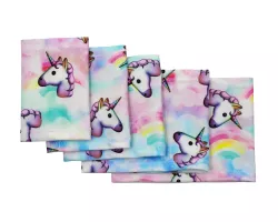 Elastischer Armsleeve mit Einhorn- und Regenbogenmotiv – Bunter Schutz für Sensor