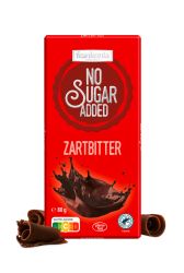 Frankonia dunkle Schokolade ohne Zuckerzusatz Nougat 80g
