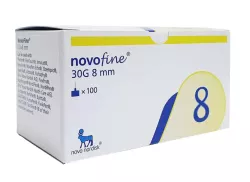NovoFine 30G × 8 mm Pen-Nadeln für Insulinpens, 100 Stück