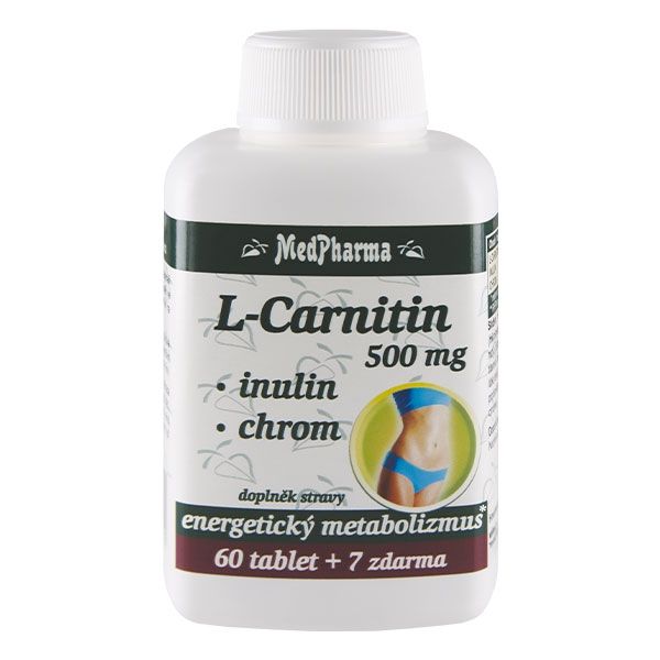L-Carnitin 500 mg + inulin + chrom Medpharma
