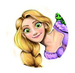 Aufkleber für FreeStyle Libre Rapunzel
