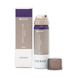 Medizinischer Klebstoffentferner ESENTA - ConvaTec - Spray 50 ml. Entfernt medizinischen Klebstoff schnell und zuverlässig.